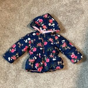 Floral Winter Coat
